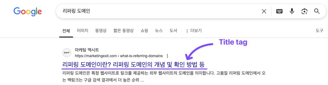 title tag