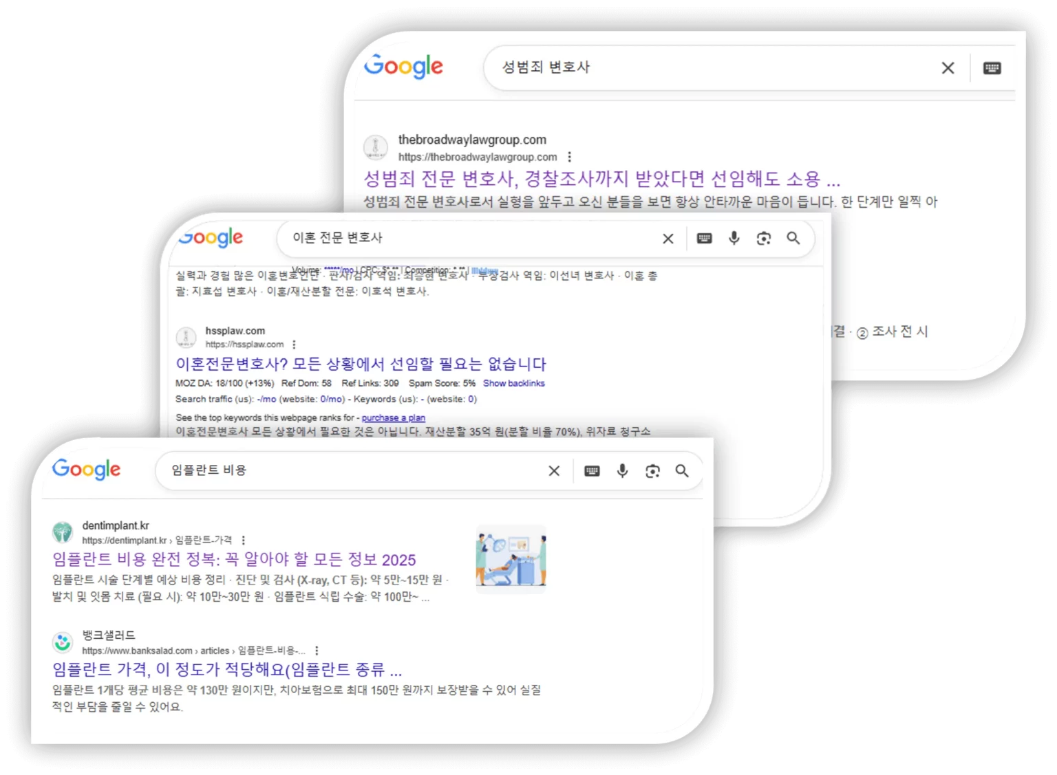 변호사 SEO 성과